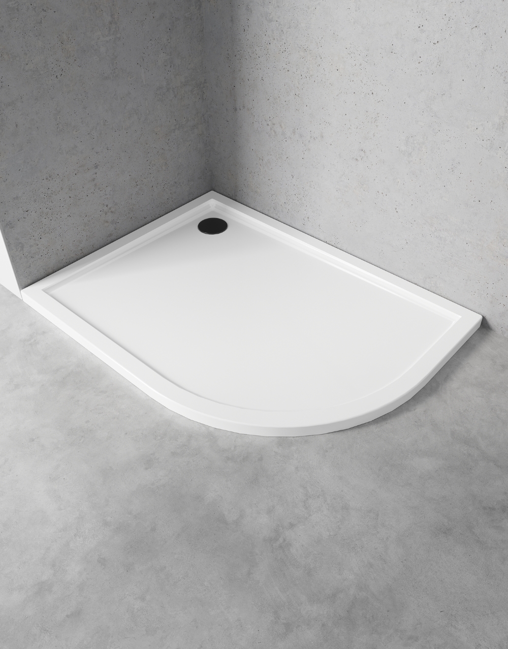 Ασύμμετρες ημικυκλικές ντουζιέρες