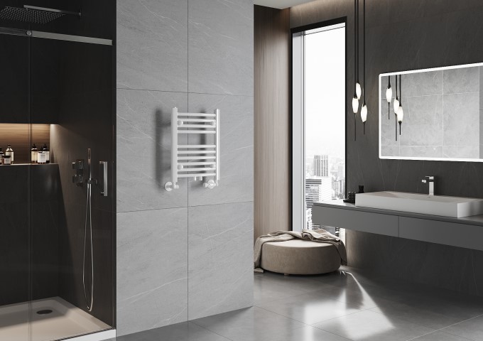 θερμαντικό σώμα μπάνιου με κάτω σύνδεση