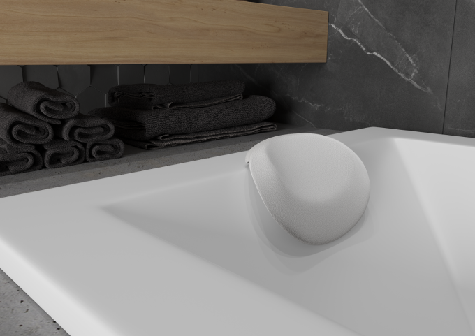 Κεφαλοπετρά για μπανιέρες λευκά