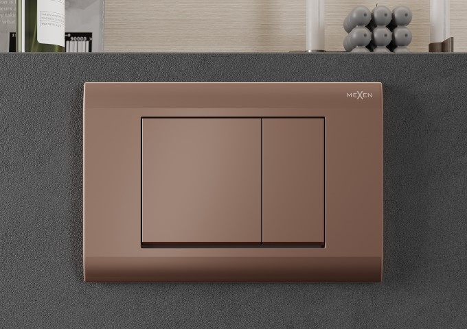 Κουμπιά εκκένωσης ροζ χρυσό