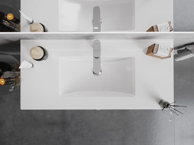 Νιπτήρας με ντουλάπι στο μπάνιο