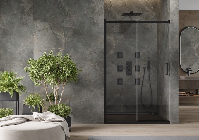 Πόρτα ντους 115 εκ.