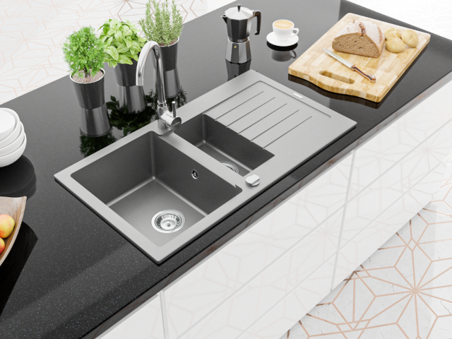 Χρώμα νεροχύτη Inox