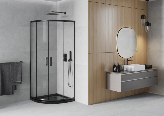 Ημικυκλική καμπίνα ντους Mexen