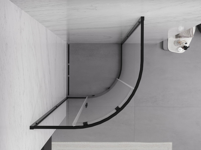 Ημικυκλικό σχήμα ντους