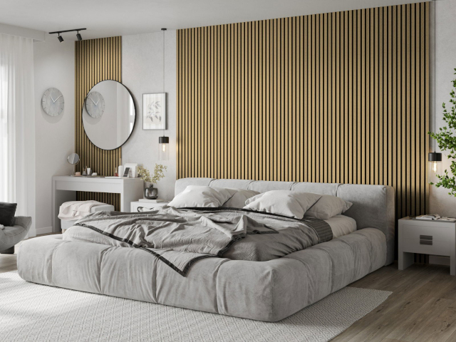 Τοιχογραφημένες λαμέλες σε χρώμα μπαμπού