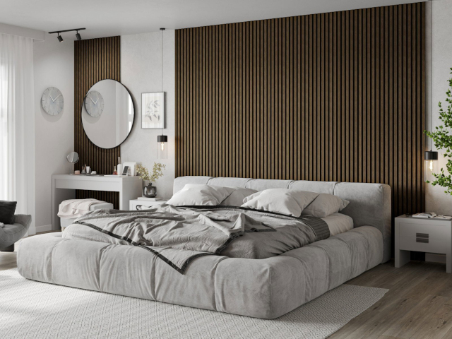 Υπνοδωμάτιο με καρυδιά πηχάκια Mexen