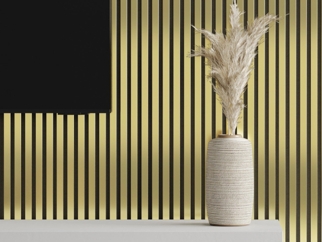 Χρυσά λαμέλ σε χώρο