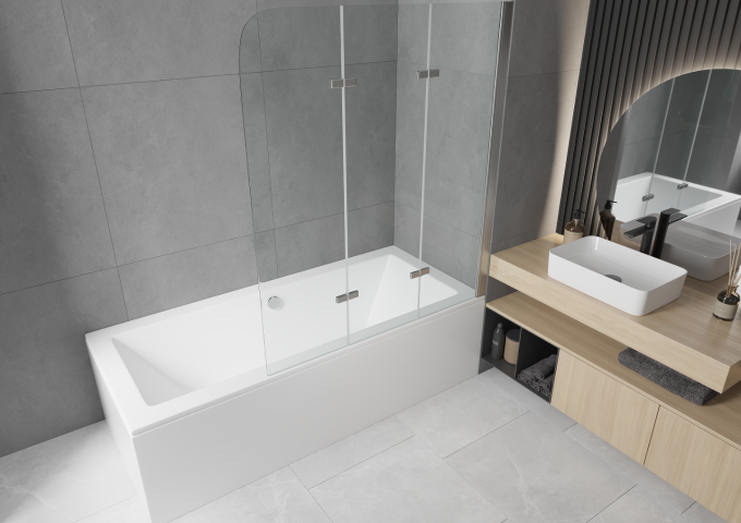 μπανιέρες με παραβάν