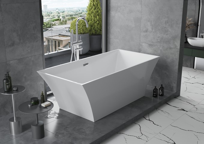 μπανιέρα χωρίς βάση ορθογώνια