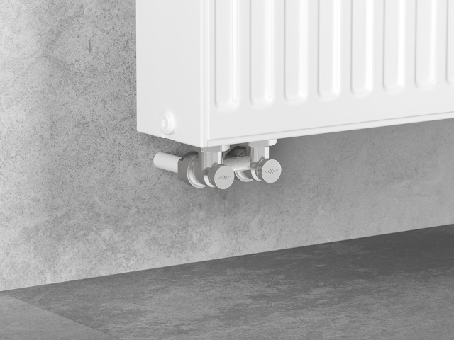 Γωνιακή βαλβίδα καλοριφέρ