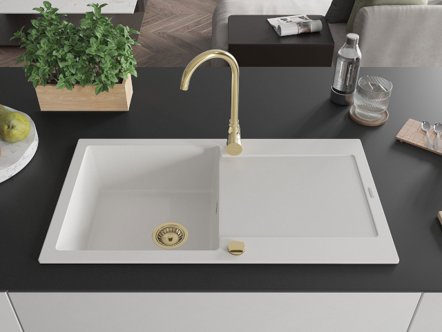 Νεροχύτης 90x50 Mexen στην κουζίνα