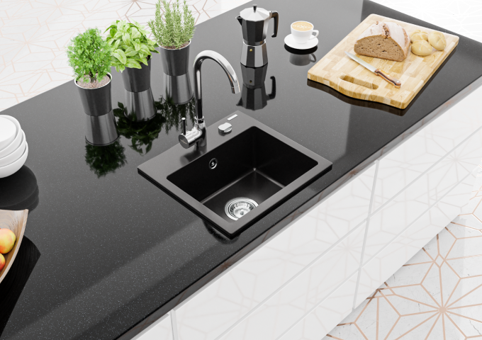 Μαύροι κουζινικοί διανεμητές