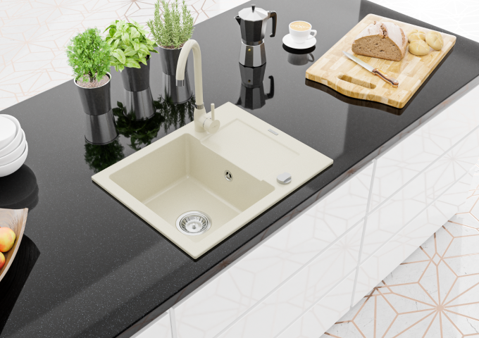 θέση για διανεμητή υγρού πιάτων στον νεροχύτη