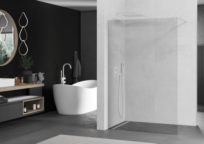 Διάφανες γυάλινες ντουσιέρες