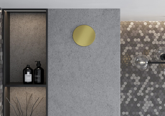 Χρυσός ανεμιστήρας μπάνιου