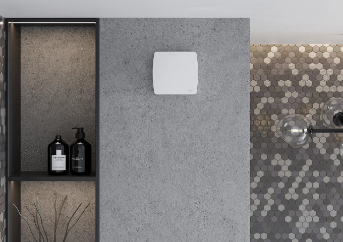 Λευκός ανεμιστήρας μπάνιου Mexen