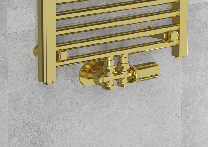 Απλό θερμοστατικό σετ καλοριφέρ