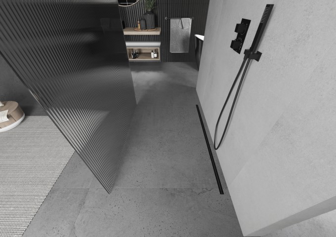 γωνιακή σύνδεση μαύρη