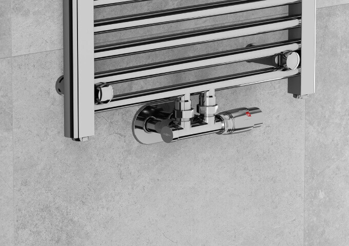 Γωνιακή βαλβίδα καλοριφέρ Mexen