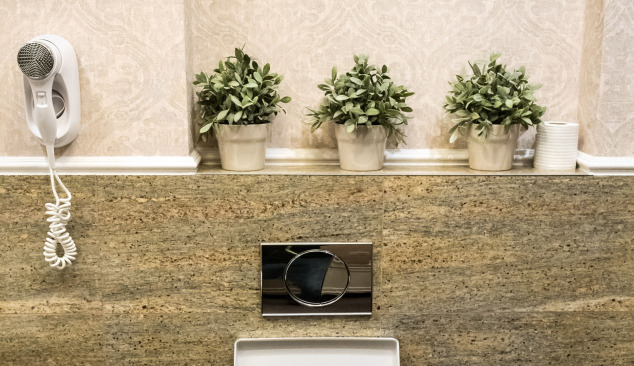 Επιλέγοντας ένα κουμπί έκπλυσης