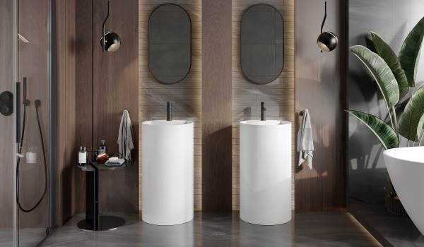 Ξύλινα αξεσουάρ στο μπάνιο σε στυλ boho