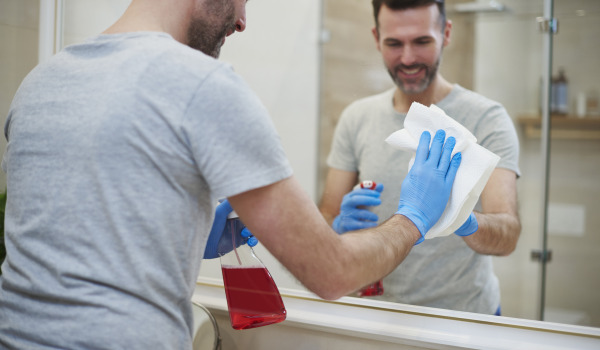 Με τι να καθαρίσετε ένα γυάλινο ράφι στο μπάνιο;