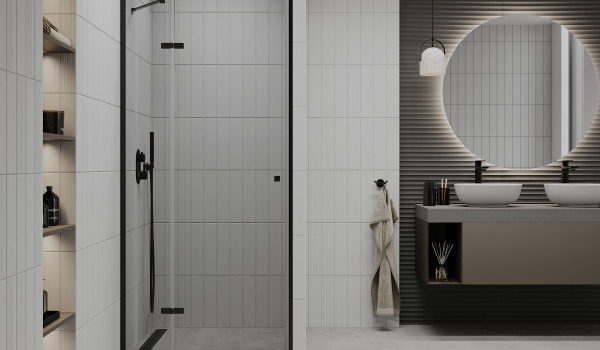 Ήρεμο μπάνιο με ντουζιέρα