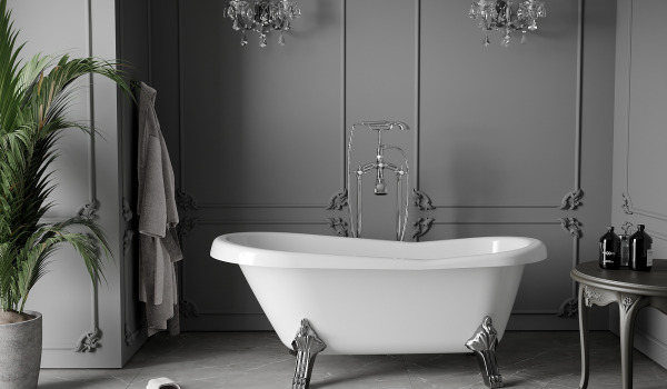 Μπάνιο σε ρετρό στυλ