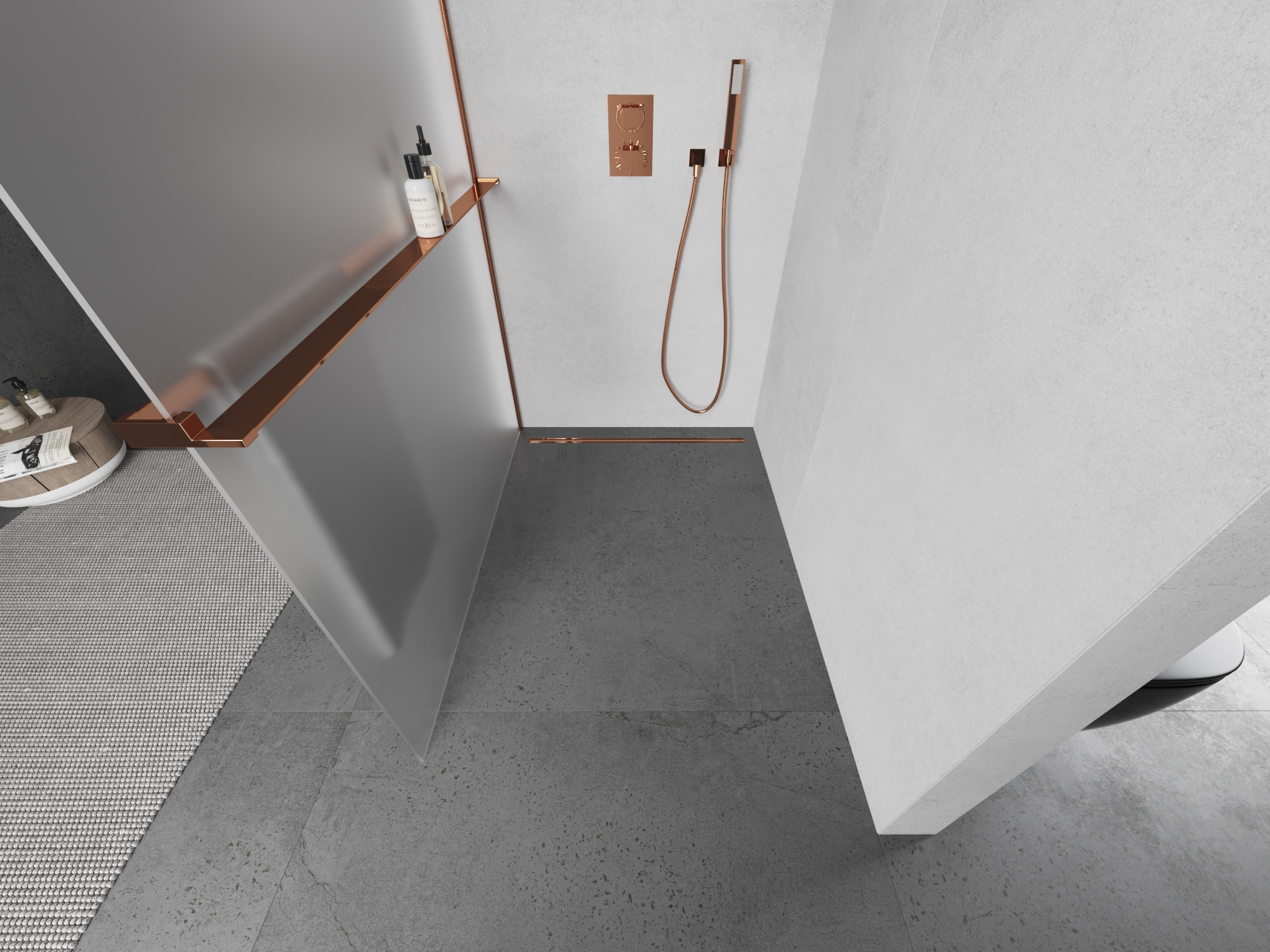 Αποκλειστικό ροζ χρυσό στο μπάνιο