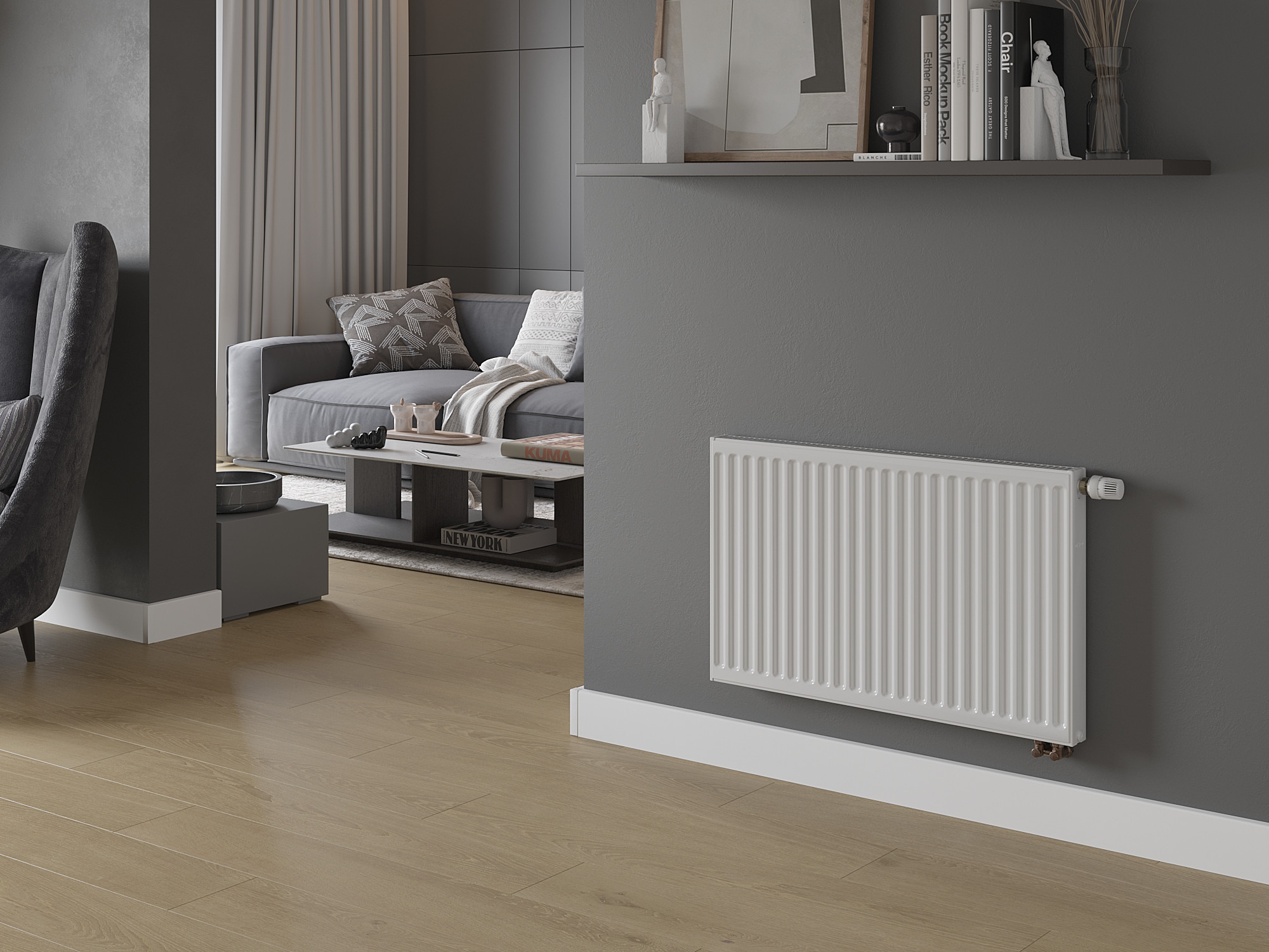 Θέρμανση στο σπίτι - επίπεδος καλοριφέρ