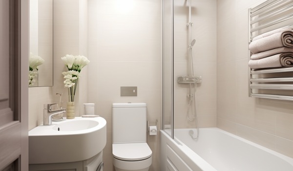 Πρακτικές συμβουλές για να αυξήσετε οπτικά το χώρο στο μικρό μπάνιο